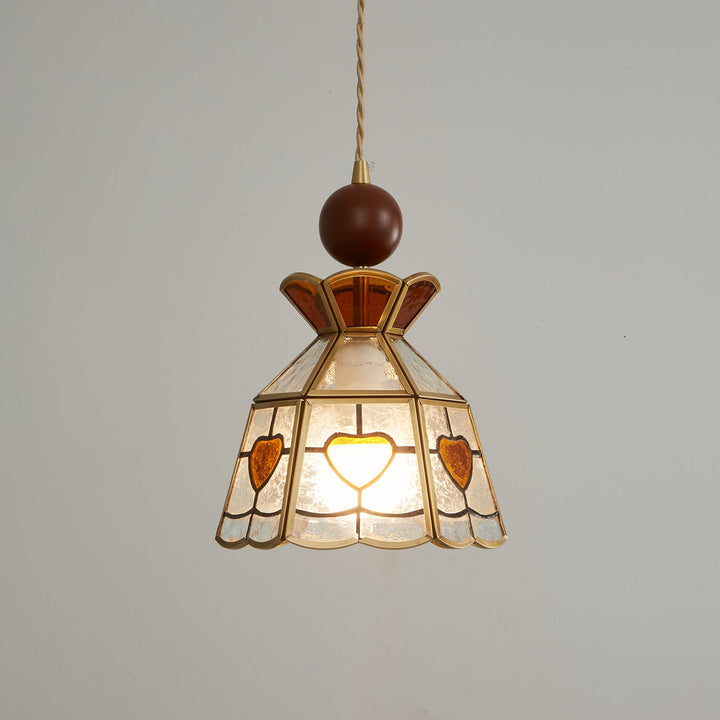 Tiffany Fönsterglas Pendellampa