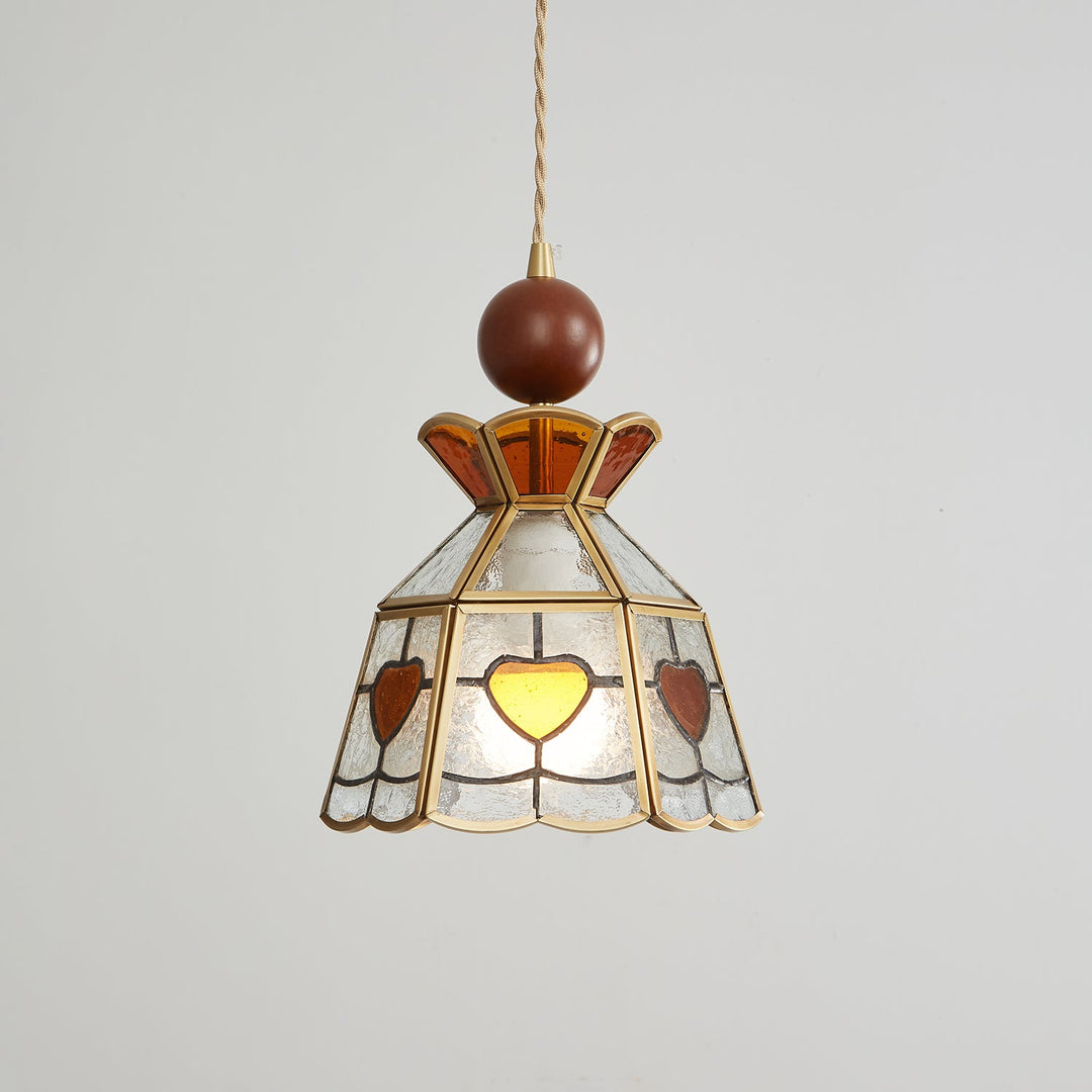 Tiffany Fönsterglas Pendellampa