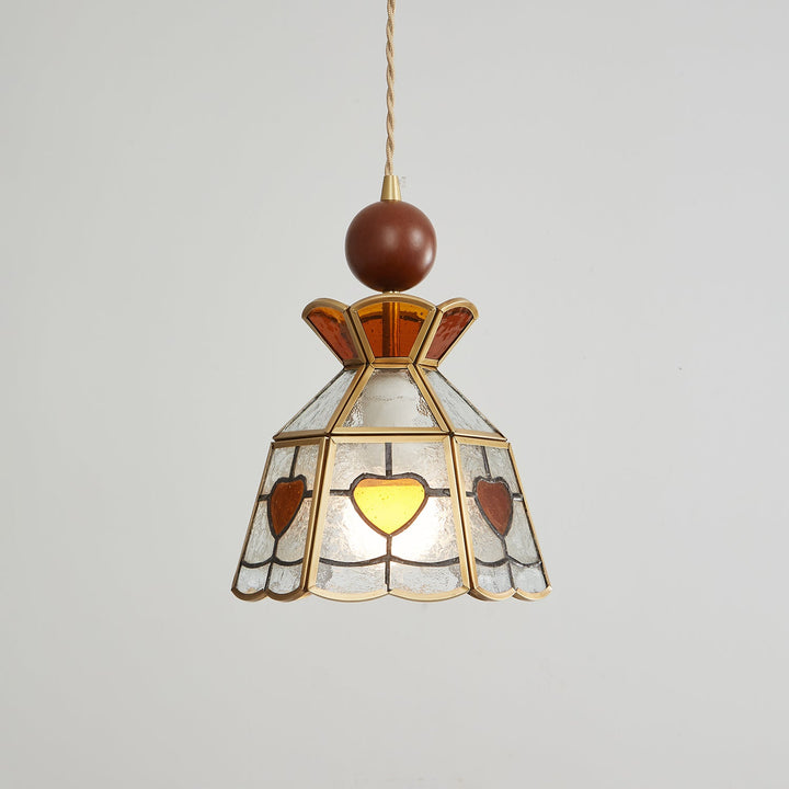 Tiffany Fönsterglas Pendellampa