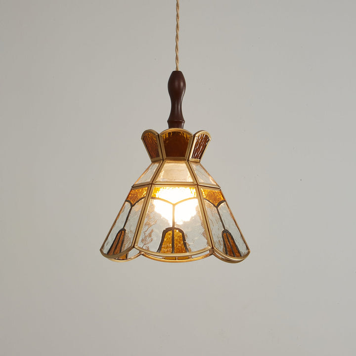 Tiffany Fönsterglas Pendellampa