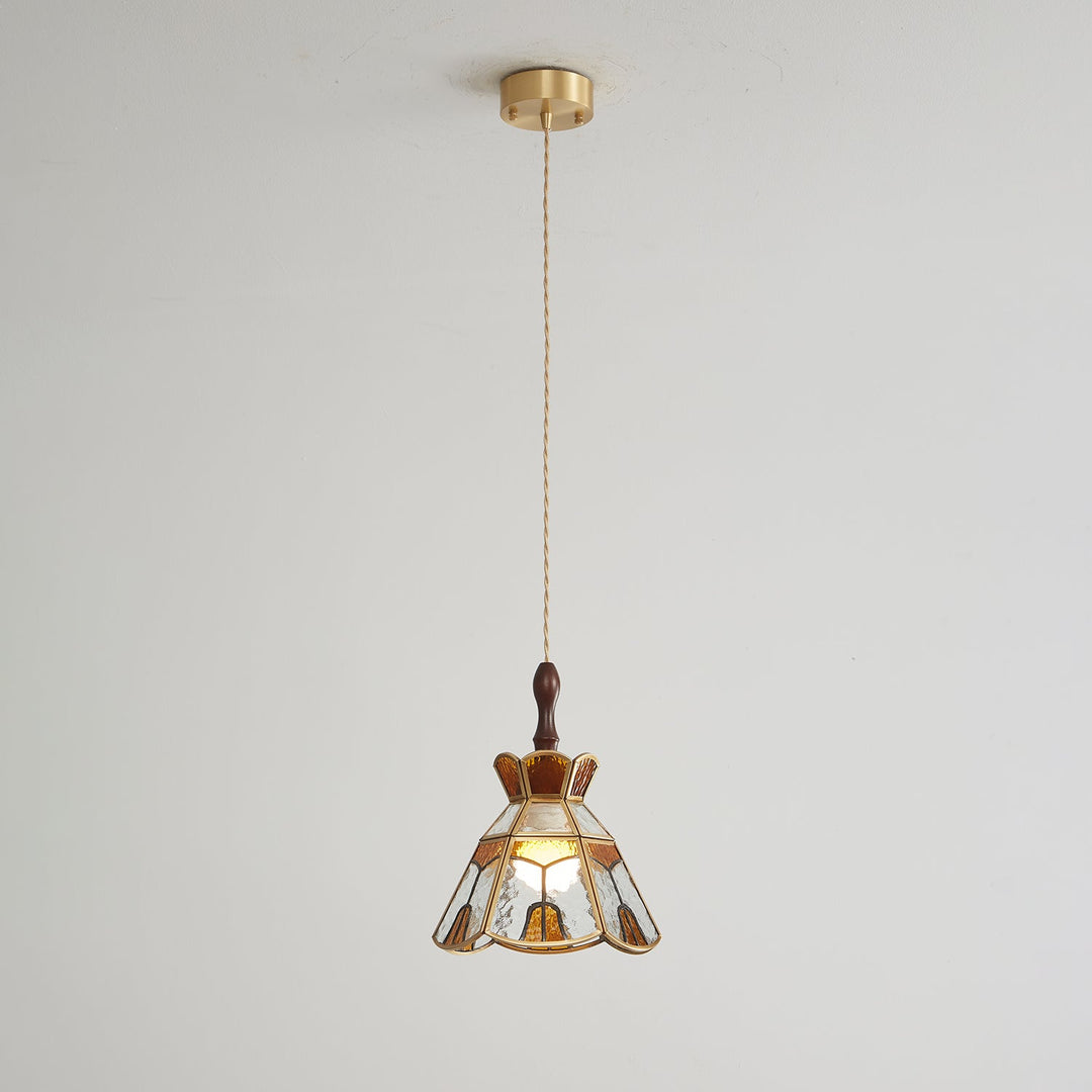 Tiffany Fönsterglas Pendellampa