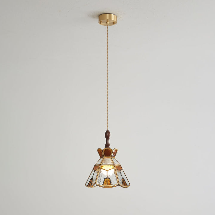 Tiffany Fönsterglas Pendellampa