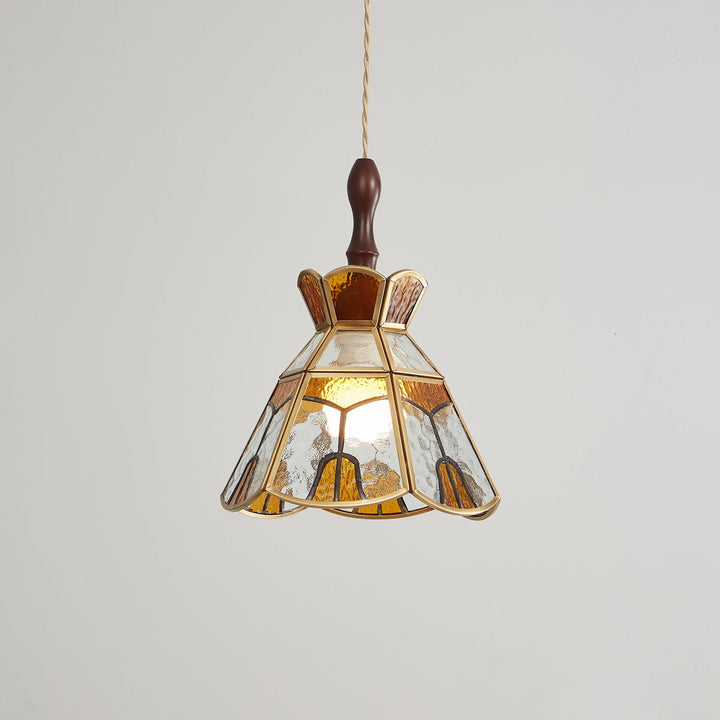 Tiffany Fönsterglas Pendellampa