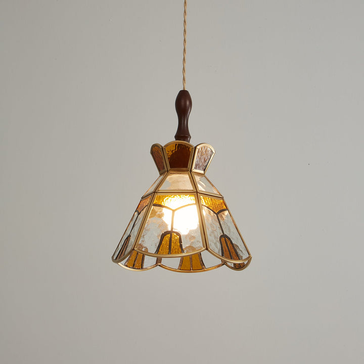 Tiffany Fönsterglas Pendellampa