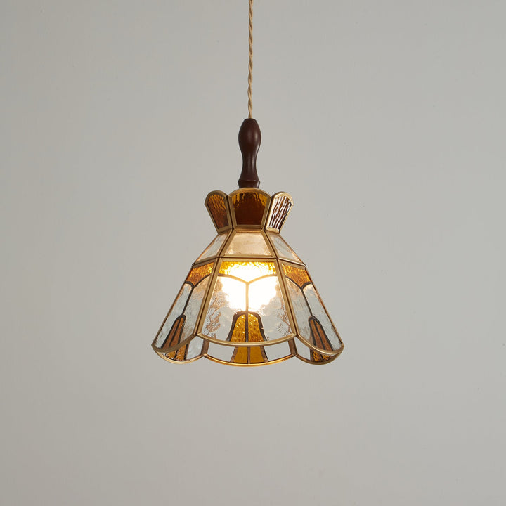 Tiffany Fönsterglas Pendellampa