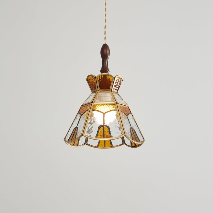 Tiffany Fönsterglas Pendellampa
