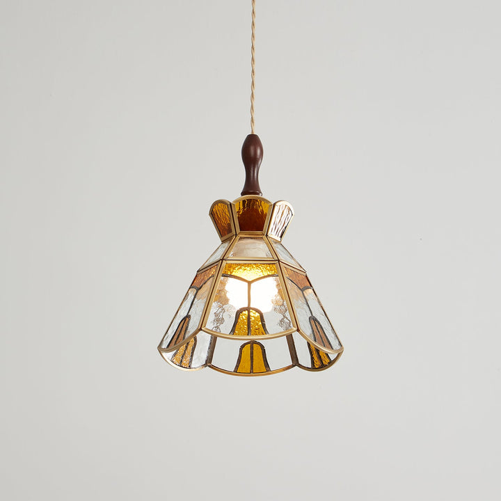 Tiffany Fönsterglas Pendellampa