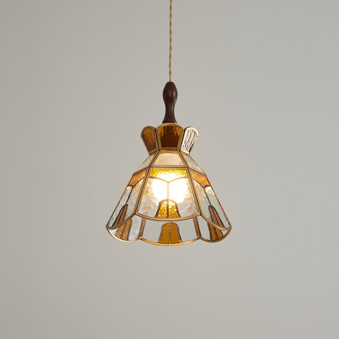 Tiffany Fönsterglas Pendellampa