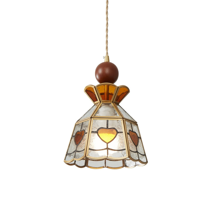 Tiffany Fönsterglas Pendellampa