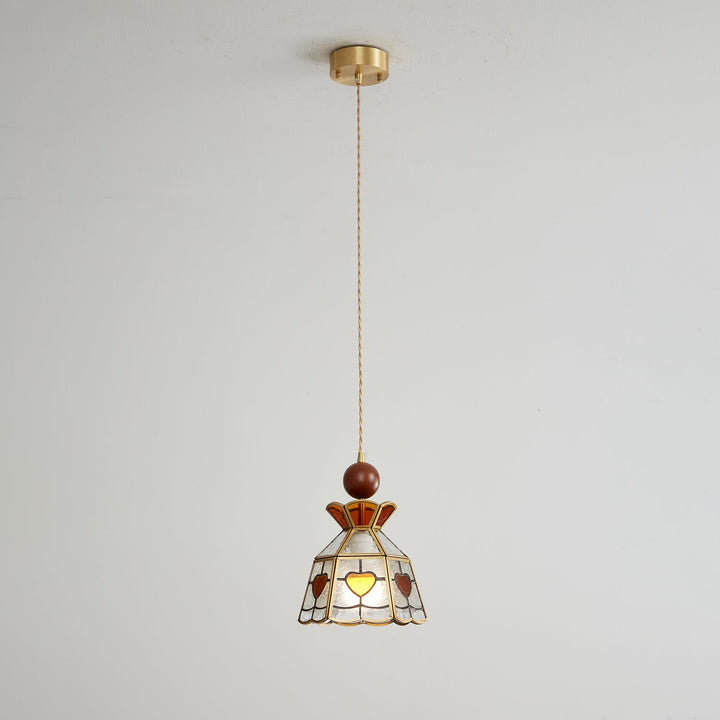 Tiffany Fönsterglas Pendellampa