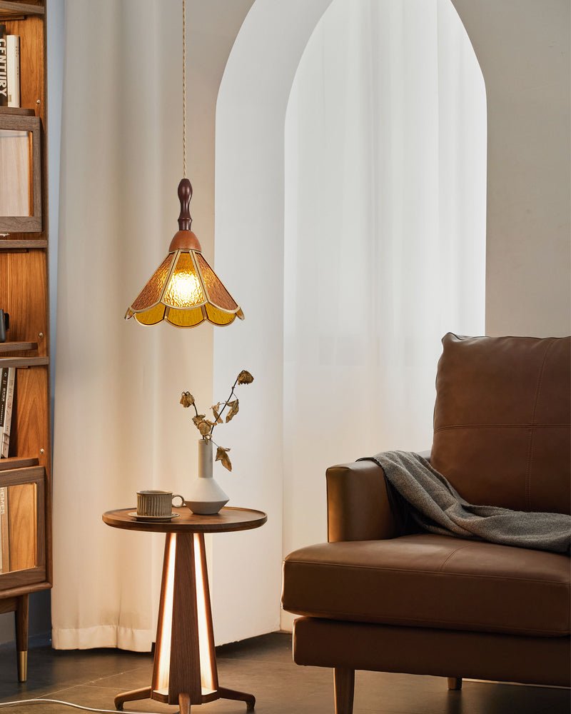 Tiffany Fönsterglas Pendellampa