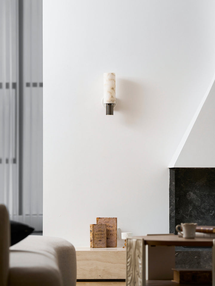 Fackla Alabaster Vägglampa