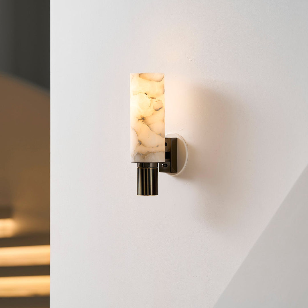 Fackla Alabaster Vägglampa