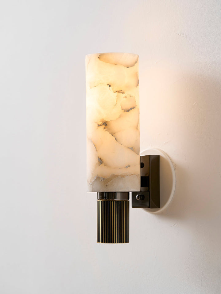 Fackla Alabaster Vägglampa