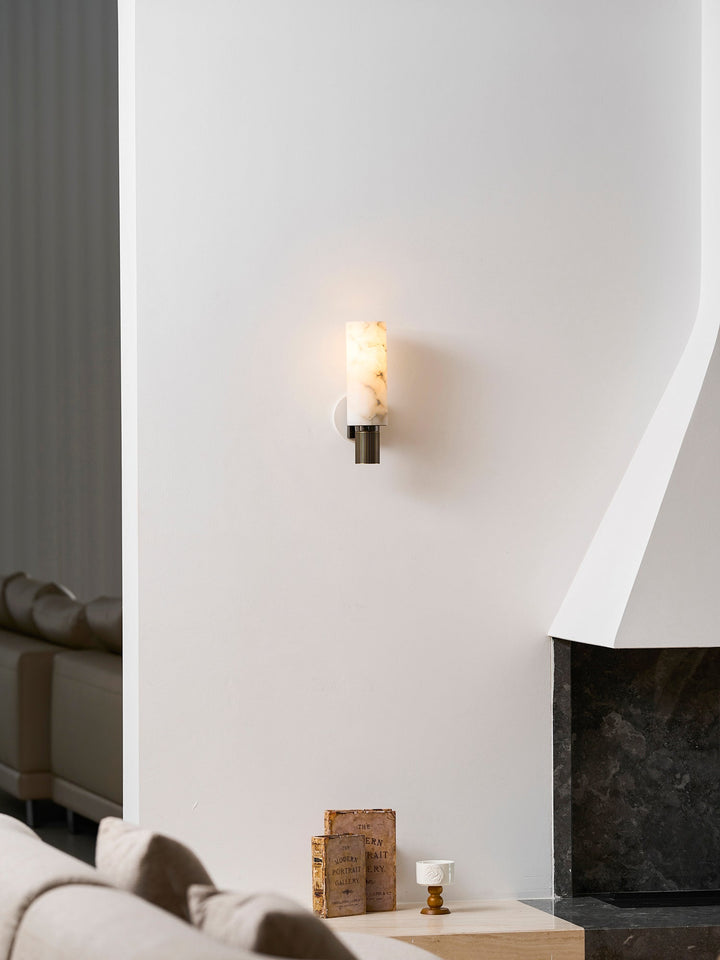 Fackla Alabaster Vägglampa