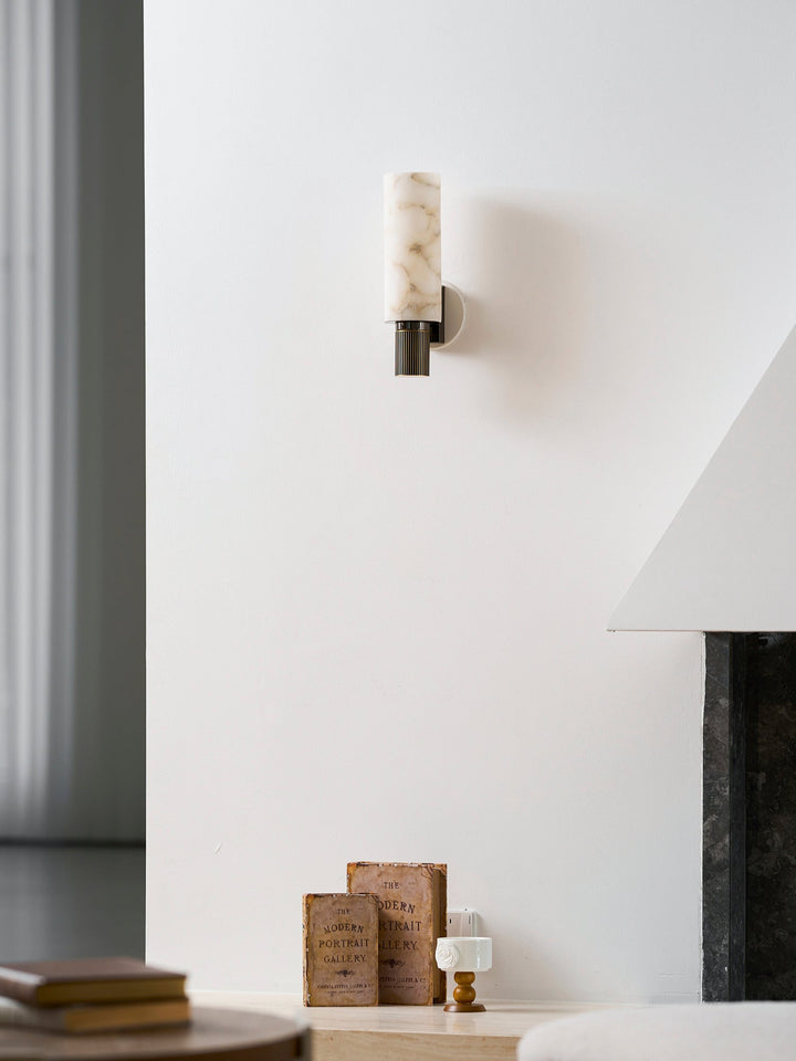 Fackla Alabaster Vägglampa
