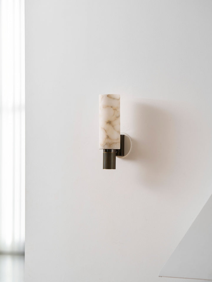 Fackla Alabaster Vägglampa