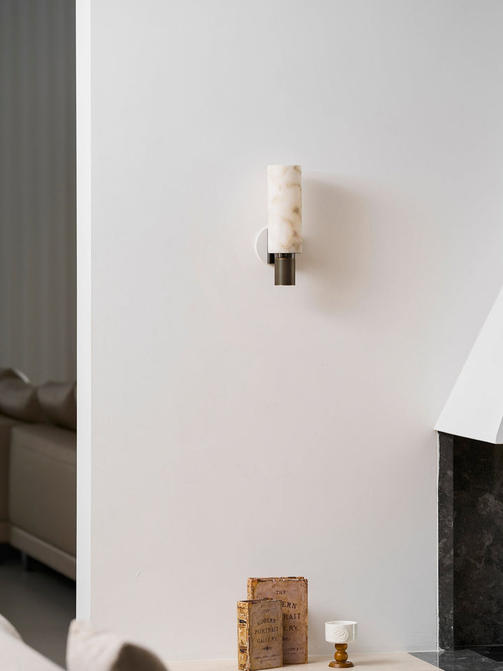 Fackla Alabaster Vägglampa