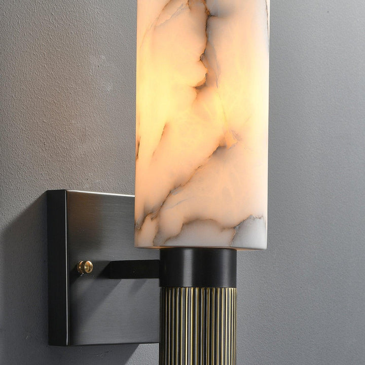 Fackla Alabaster Vägglampa