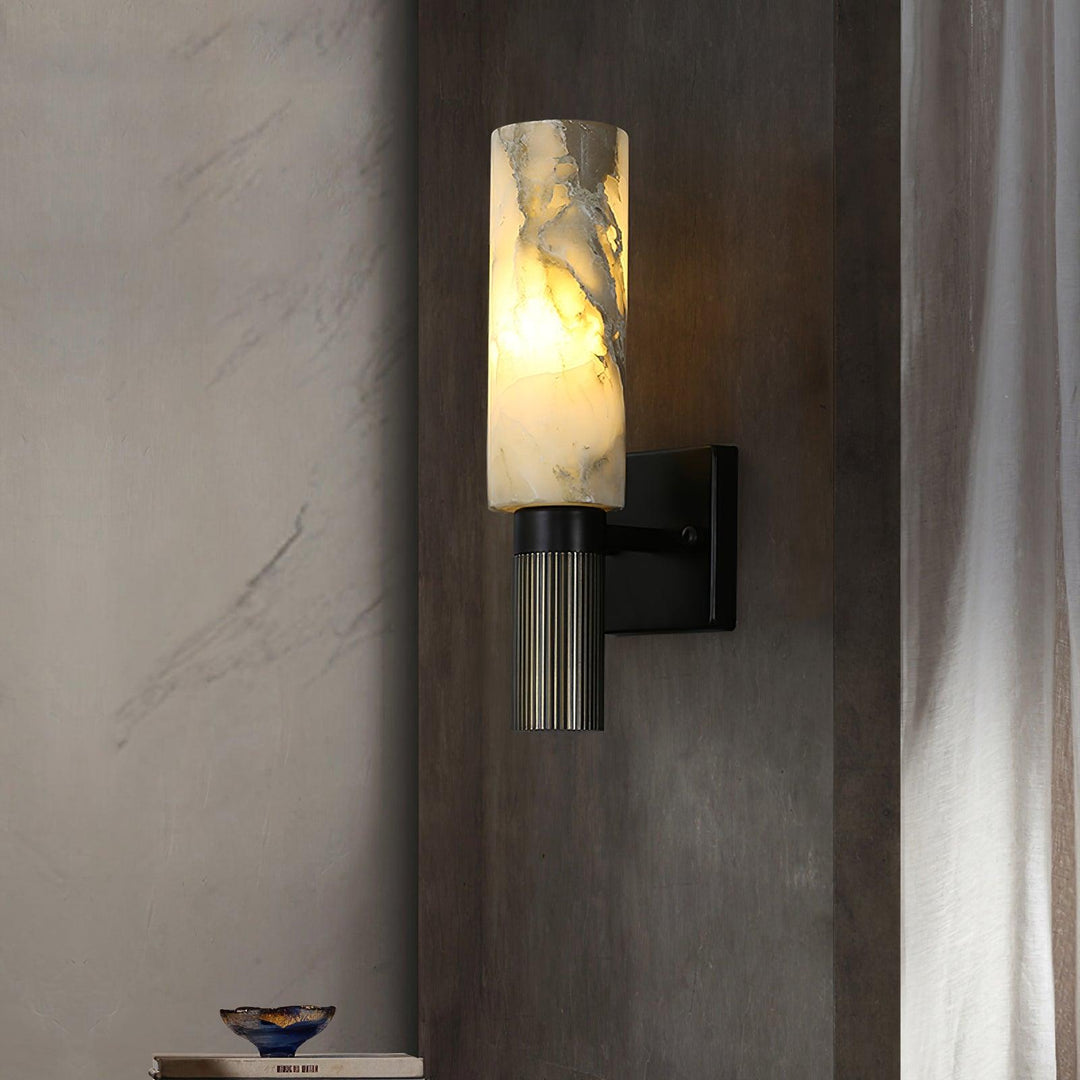 Fackla Alabaster Vägglampa