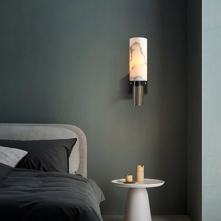 Fackla Alabaster Vägglampa