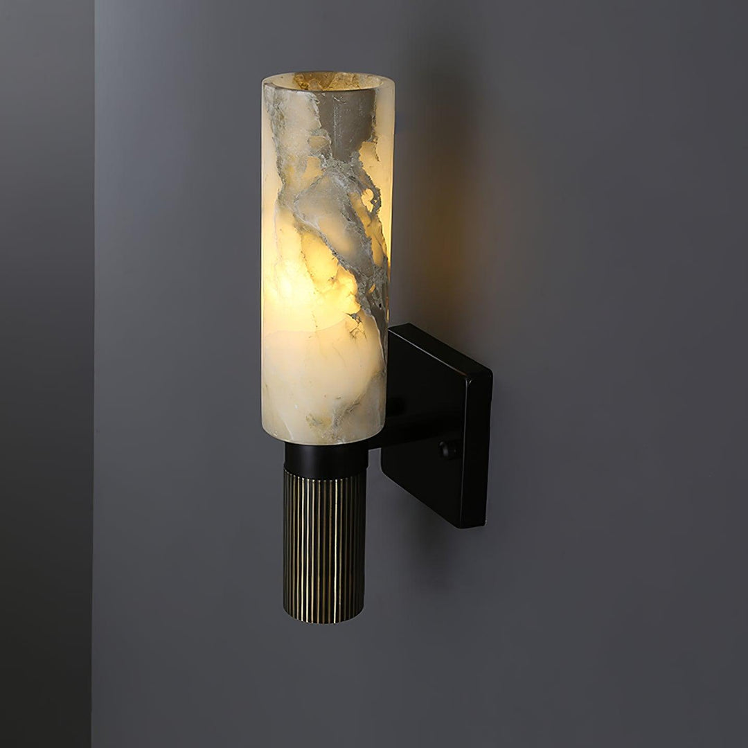 Fackla Alabaster Vägglampa