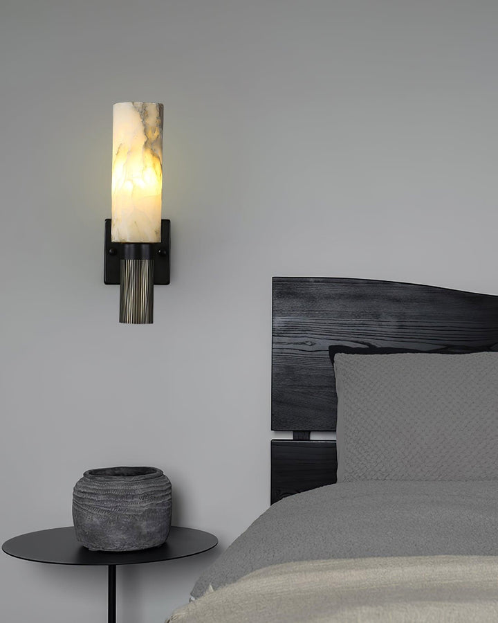 Fackla Alabaster Vägglampa