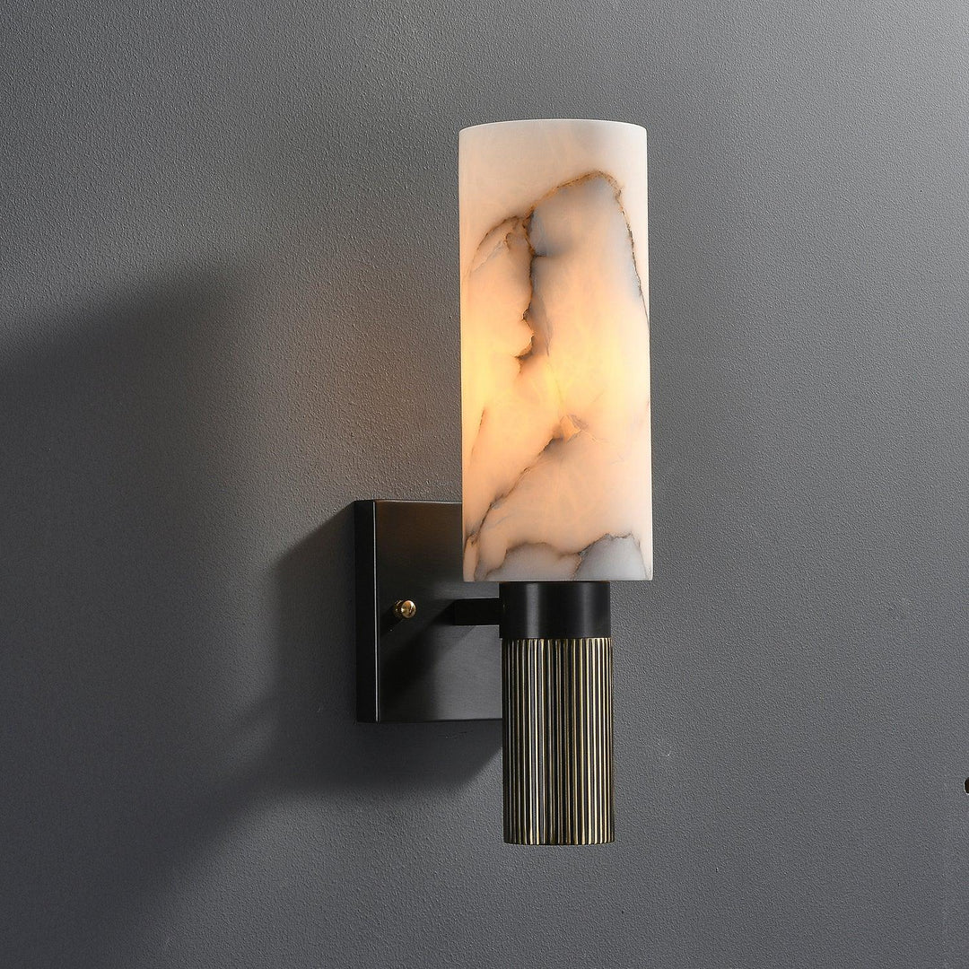 Fackla Alabaster Vägglampa