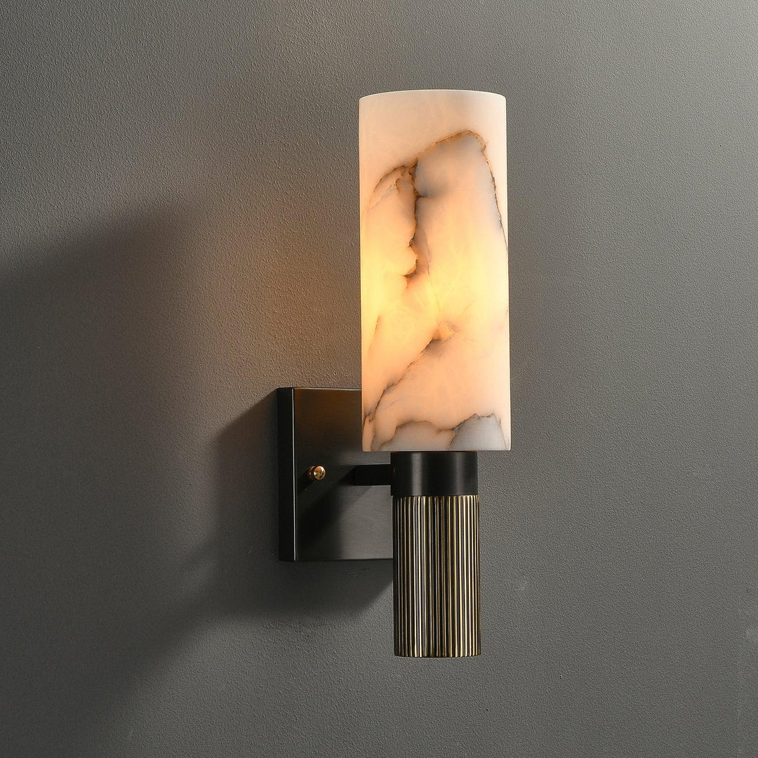 Fackla Alabaster Vägglampa