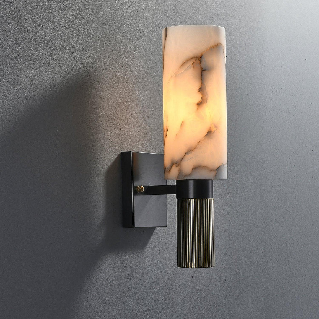 Fackla Alabaster Vägglampa