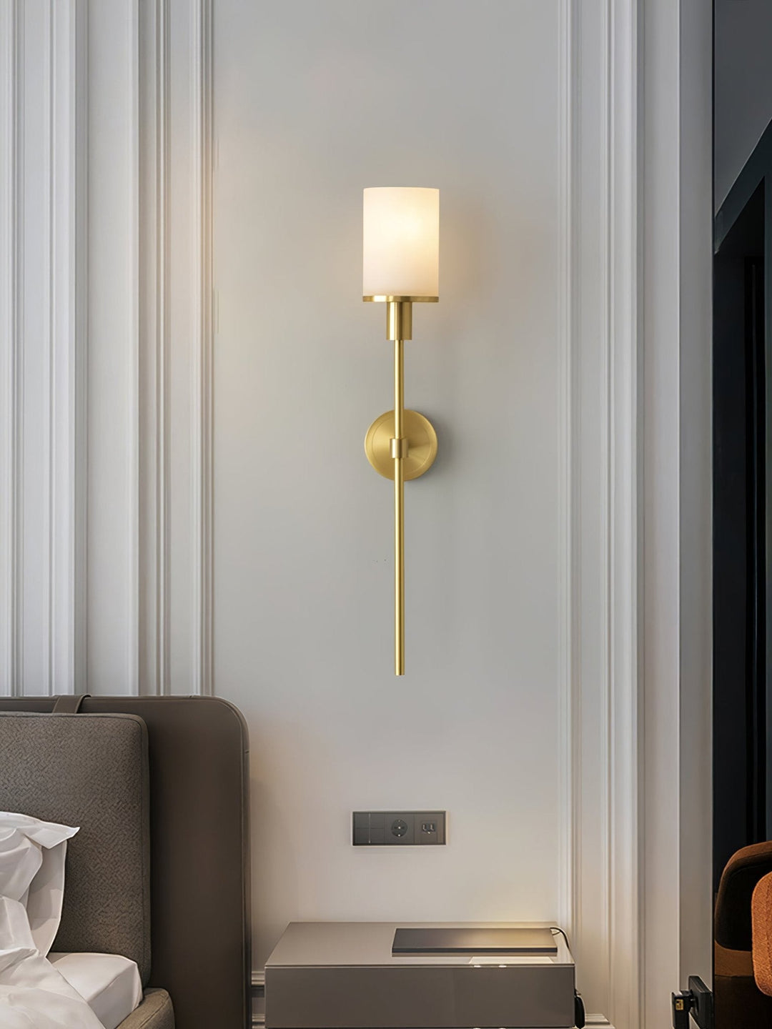 Tracie Classic Alabaster Vägglampa