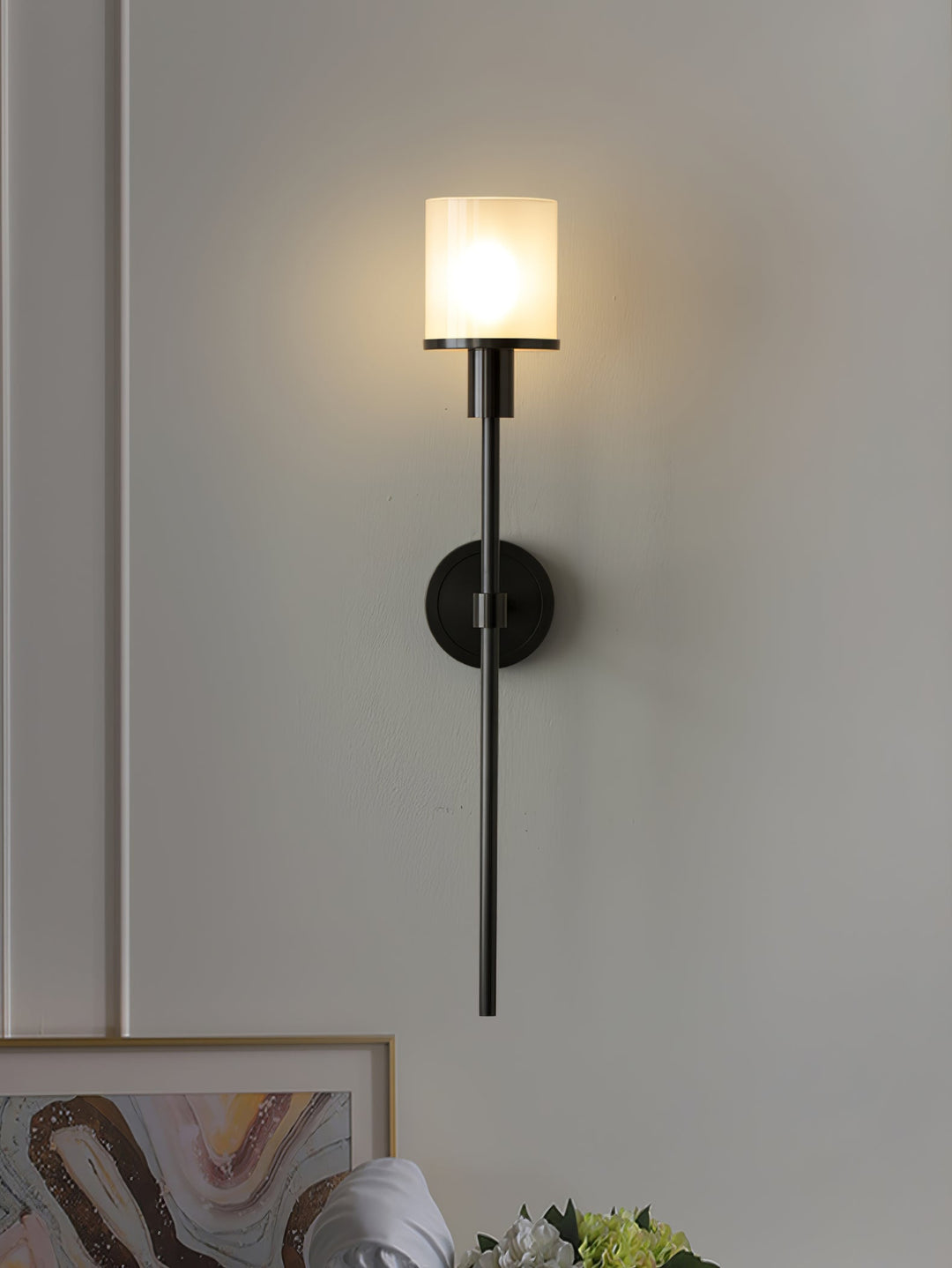 Tracie Classic Alabaster Vägglampa