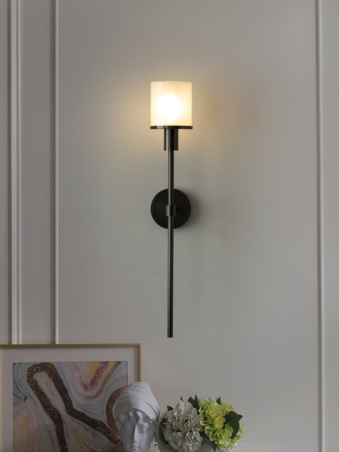 Tracie Classic Alabaster Vägglampa