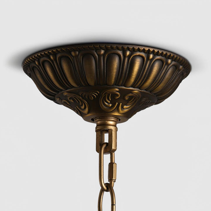 Traditionell Guld Glob Kandelaber