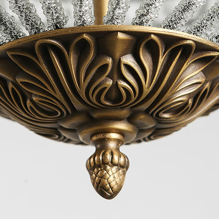 Traditionell Guld Glob Kandelaber