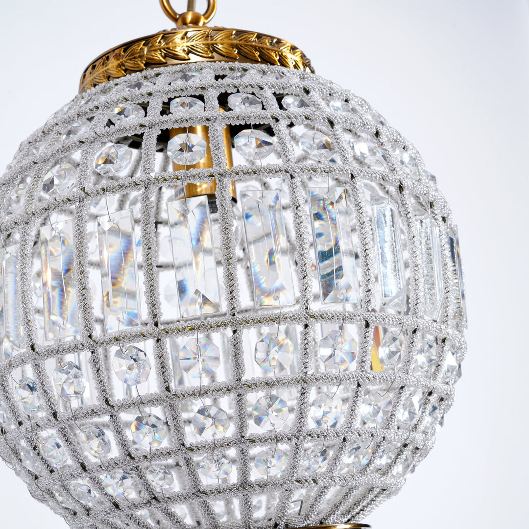 Traditionell Guld Glob Kandelaber