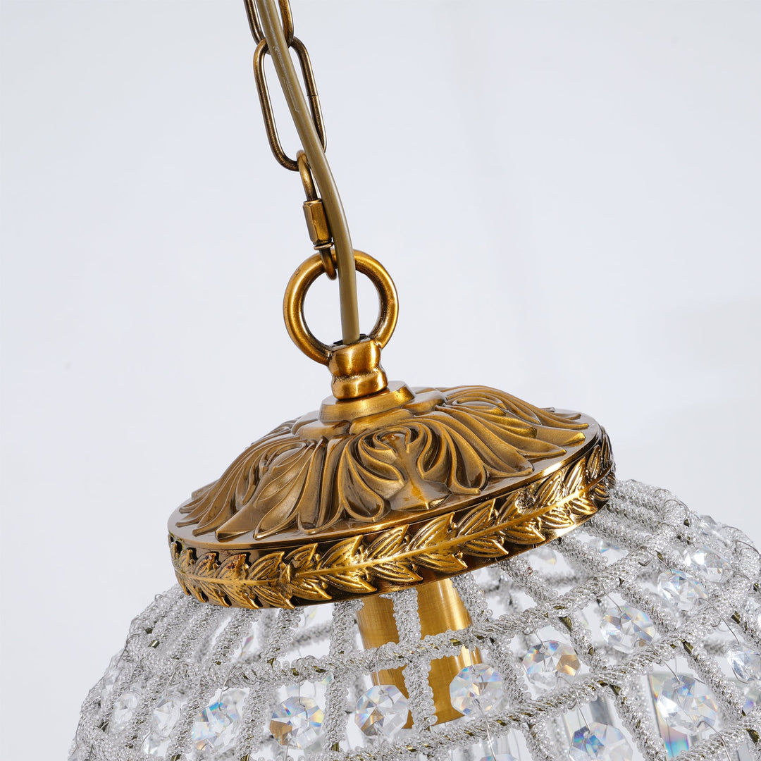 Traditionell Guld Glob Kandelaber