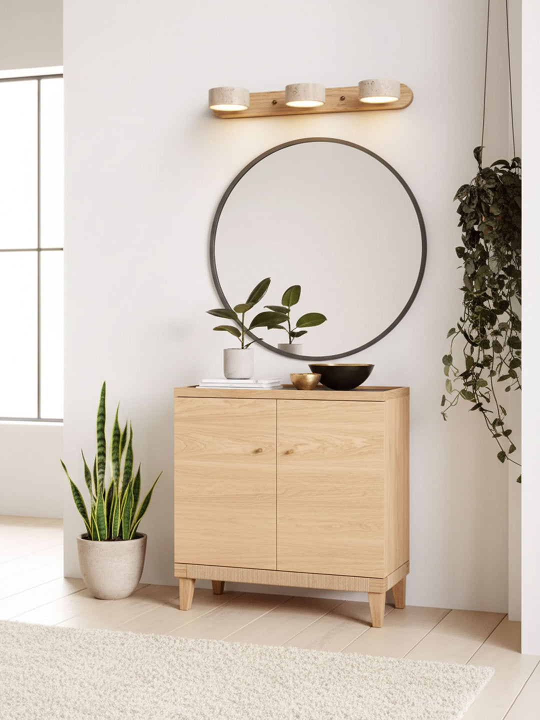 Travertine Duo Vägglampa