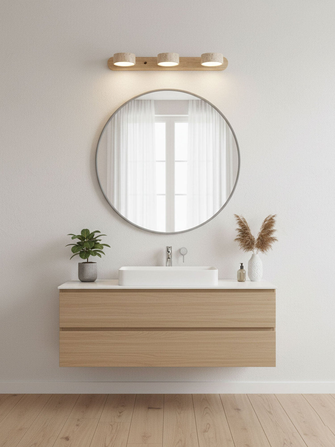 Travertine Duo Vägglampa