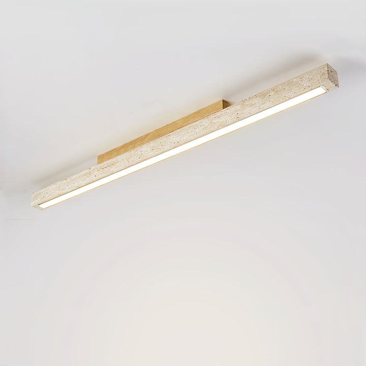 Travertinkolonn taklampa