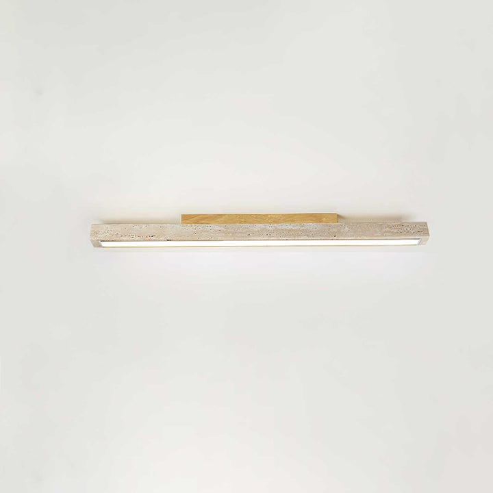 Travertinkolonn taklampa