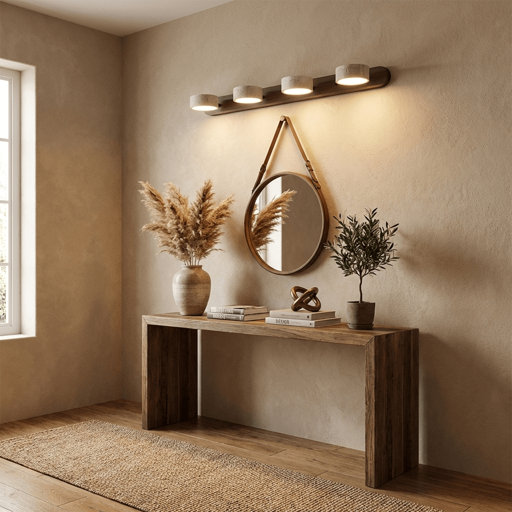 Travertine Duo Vägglampa