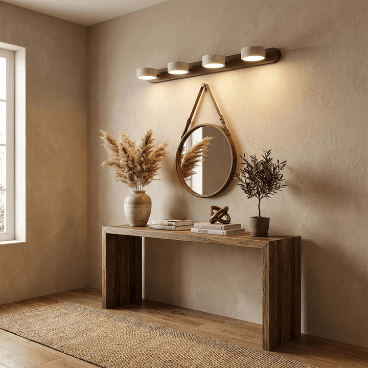 Travertine Duo Vägglampa