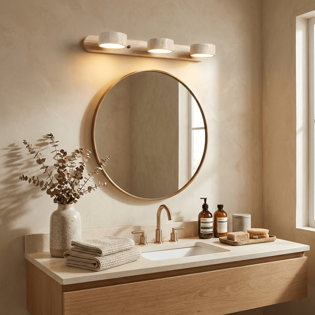 Travertine Duo Vägglampa