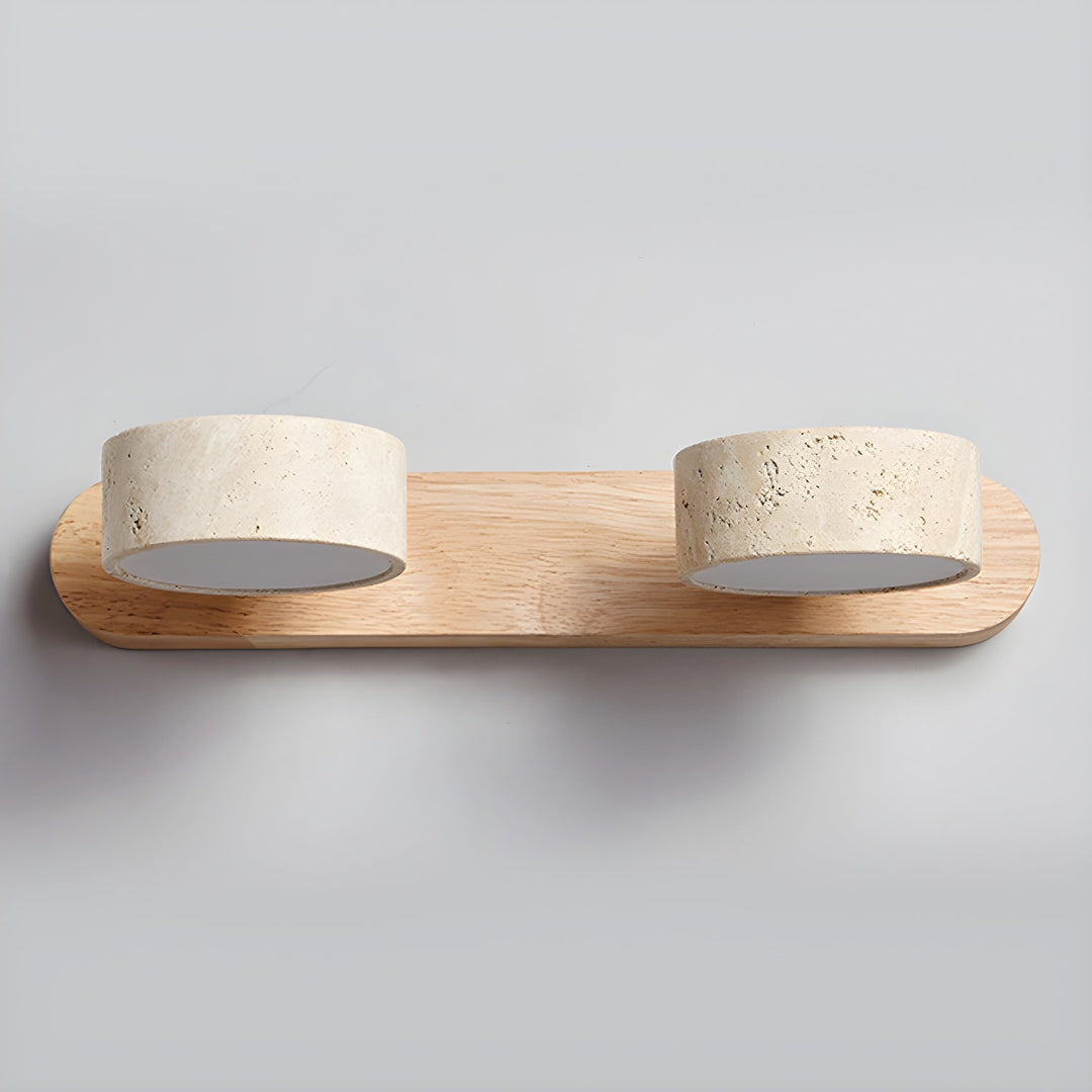 Travertine Duo Vägglampa
