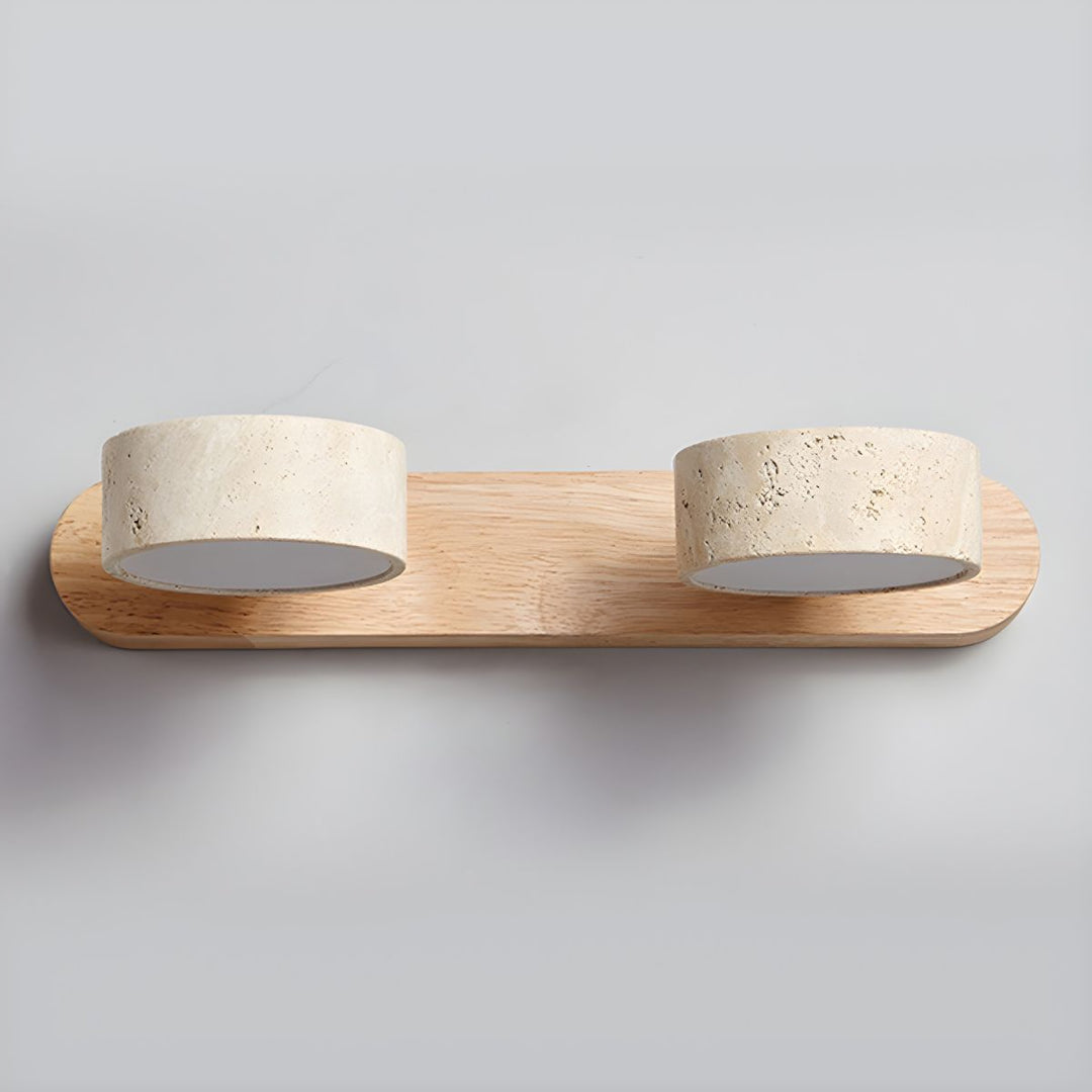 Travertine Duo Vägglampa