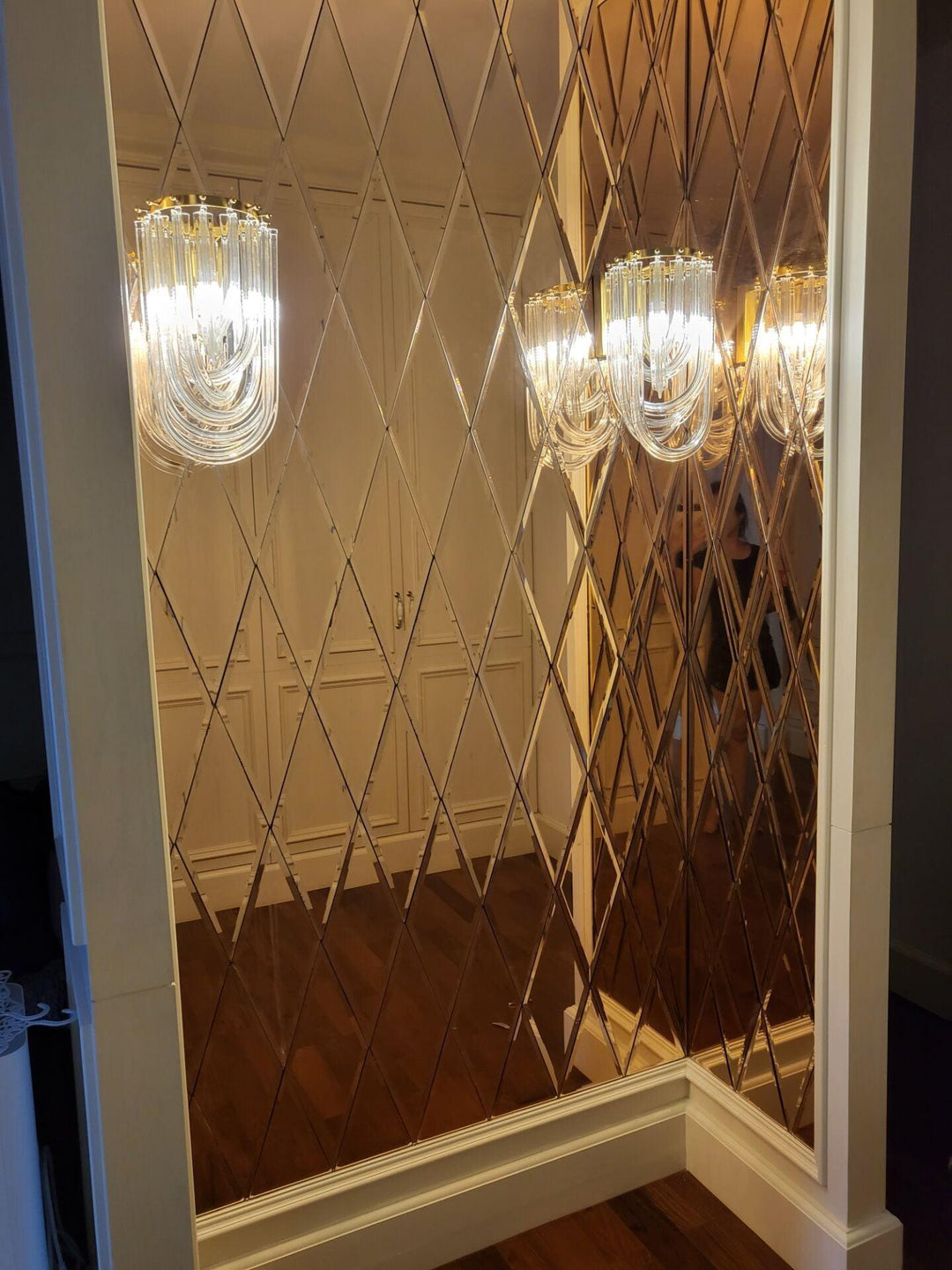 Trevi Glasvägglampa