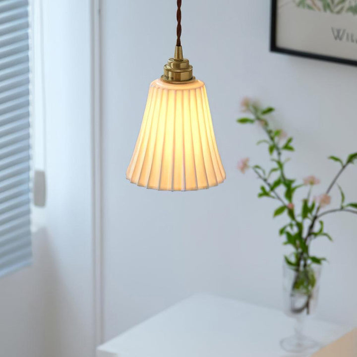 Trumpet Keramisk Pendellampa