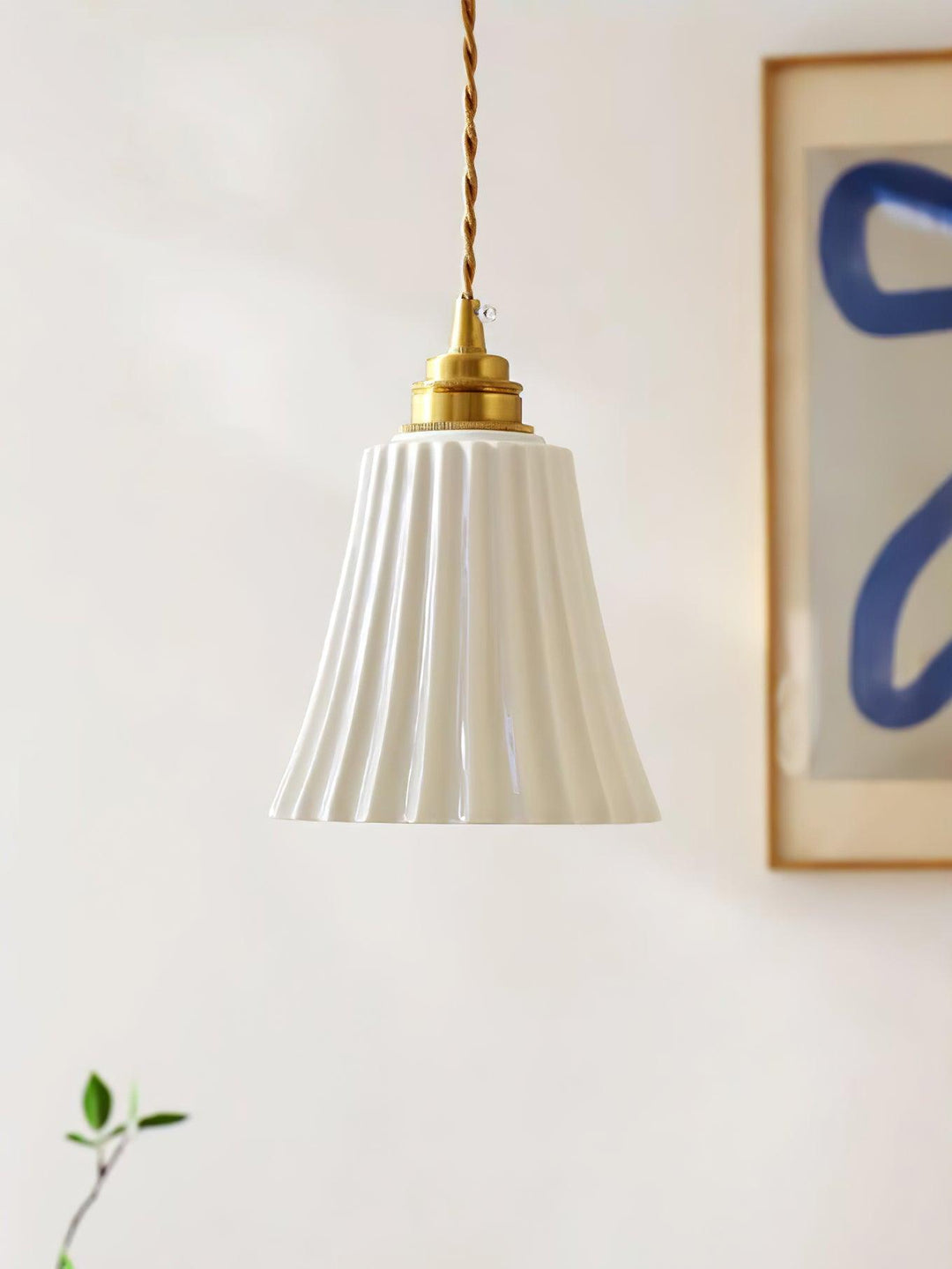 Trumpet Keramisk Pendellampa