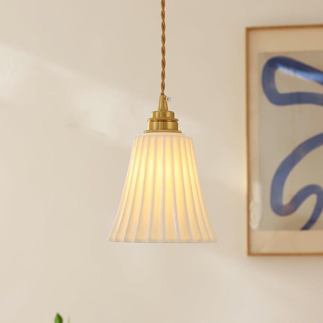 Trumpet Keramisk Pendellampa